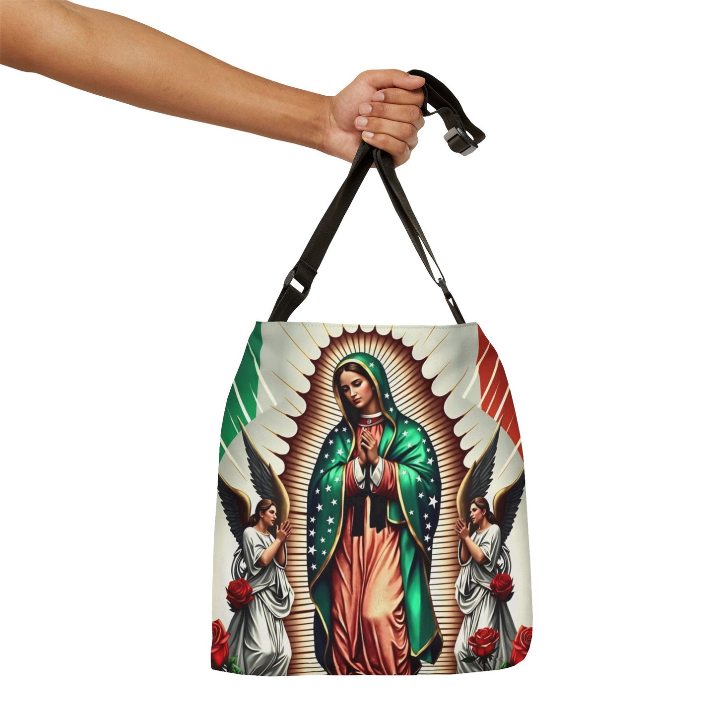 Adjustable Strap Tote - Virgin Mary