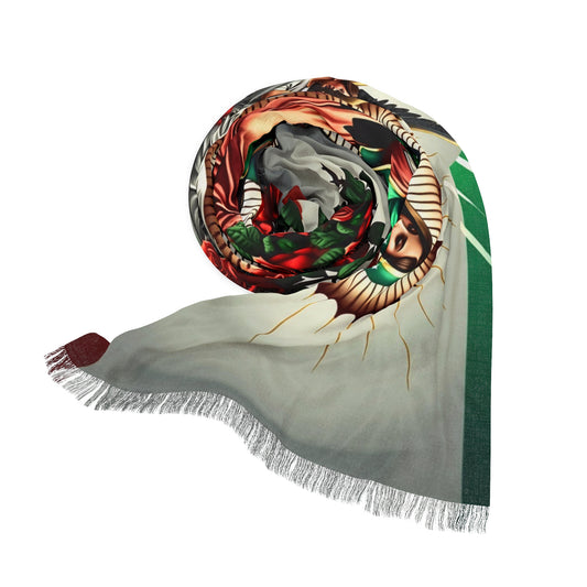 Virgin of Guadalupe Inspired Lightweight Scarf, Catholic, Our Lady