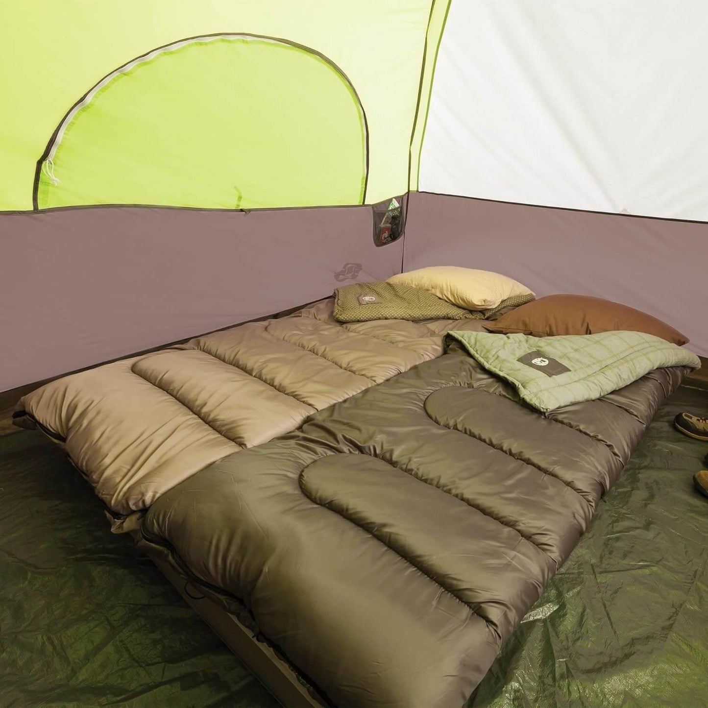 Coleman Steel Creek 6-Person Tent with Screened Porch & Integrated Rainfly NEW