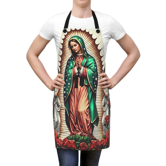 Catholic Apron Inspired by Our Lady of Guadalupe