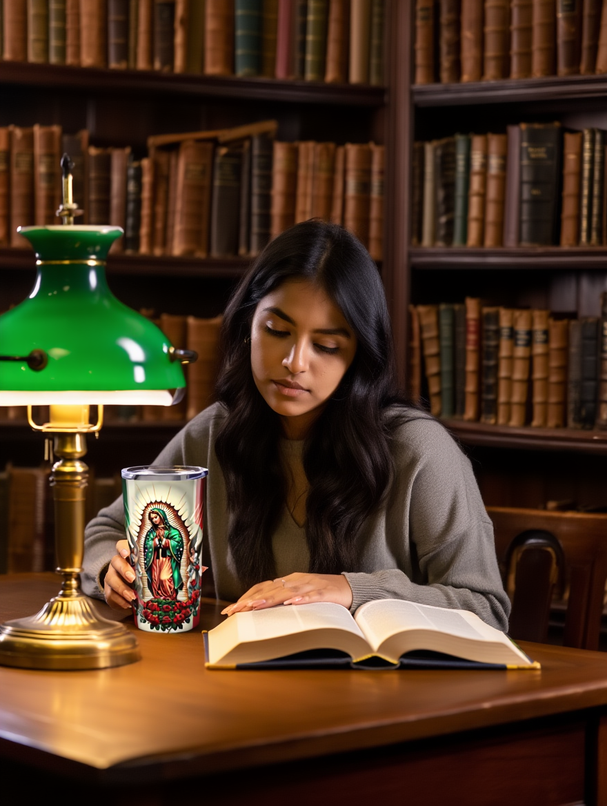 Stainless Steel Catholic Tumbler, Catholic Our Lady of Guadalupe, 20oz